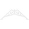 Ekena Millwork Pitch Carrillo Architectural Grade PVC Gable Pediment, 72"W x 33"H x 1"P (11/12) GPP072X033X100CRL - alternate 2
